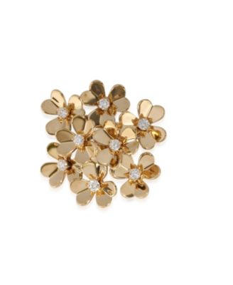 Pre-Owned Van Cleef & Arpels Frivole 18k Yellow Gold Fashion Ring