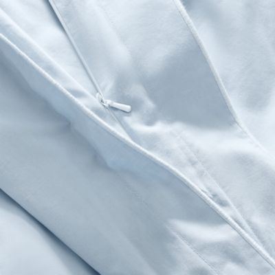 Tipped Double Flange Percale Bedding Collection - Exclusive