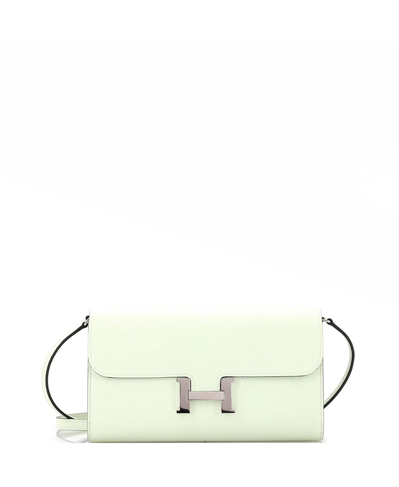Pre-Owned Hermes Constance To Go Wallet Epsom