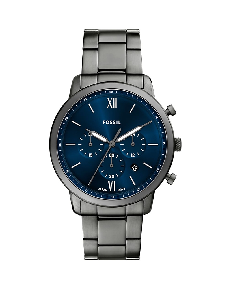 Fossil Neutra Chronograph Smoke Stainless Steel Watch, 44mm