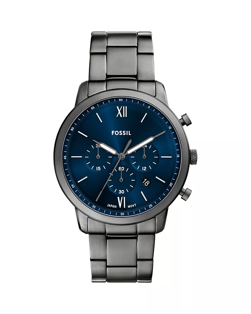 Fossil Neutra Chronograph Smoke Stainless Steel Watch, 44mm