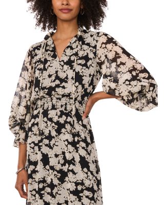 Floral Smocked Maxi Dress