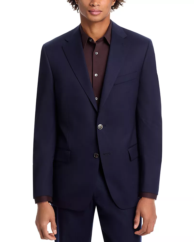 Hart Schaffner Marx New York Solid Regular Fit Sport Coat