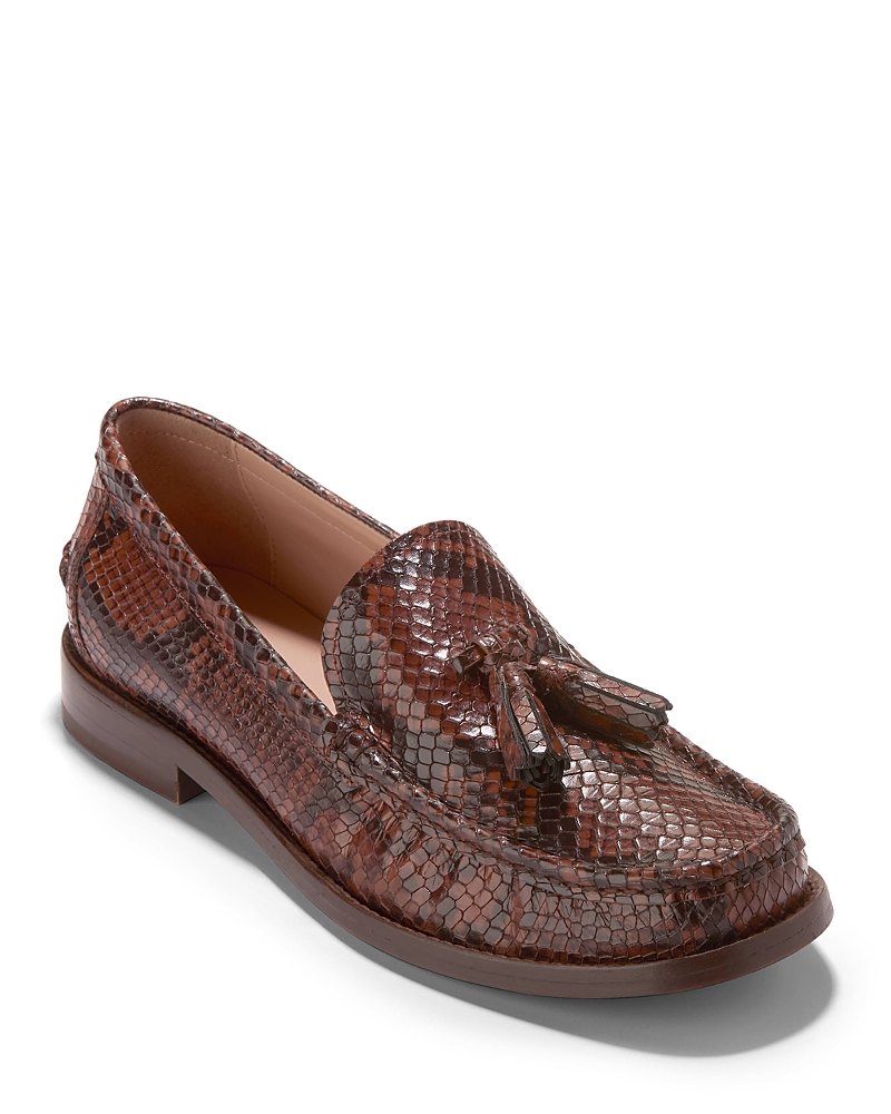 Cole Haan Lana Lux Tassel Loafer In Dark Chocolate