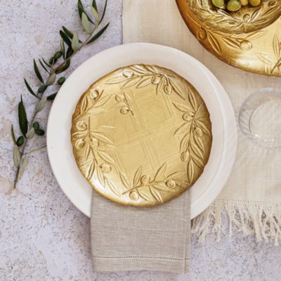 Moon Glass Olive Salad Plate