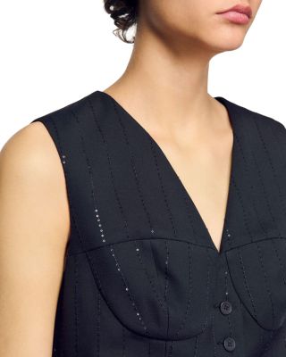 Sequin Cropped Jacket