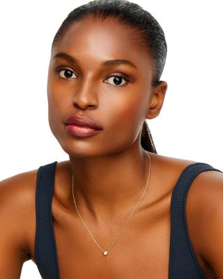 Roberto Coin 18K Yellow Gold Diamond Bezel Necklace, 16"