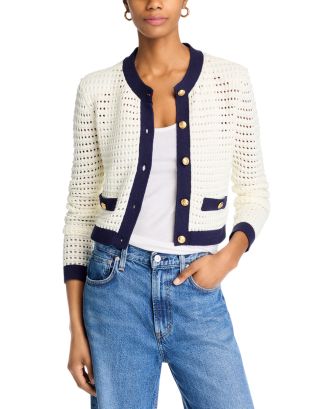 スティーブマッデン Steve Madden Katia Cardigan レディース Sweaters White Steve Madden Apparel Women's Katia Cardigan, Multi, Medium