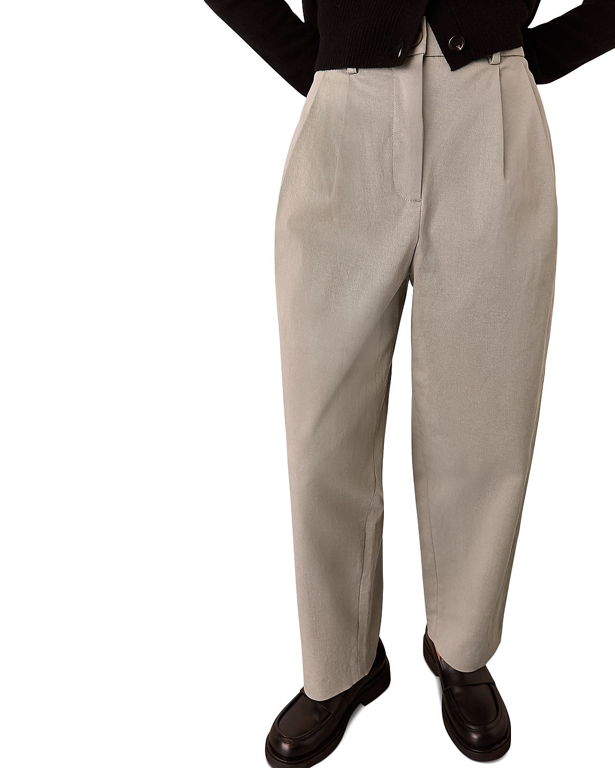Whistles Petites Bethany Barrel Leg Trousers
