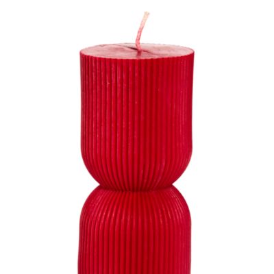 Joso Tall Ridged Candle, 17 oz.