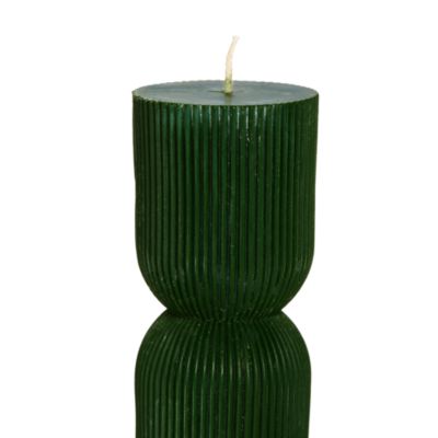 Studio Joso Short Ridged Candle, 11 oz.