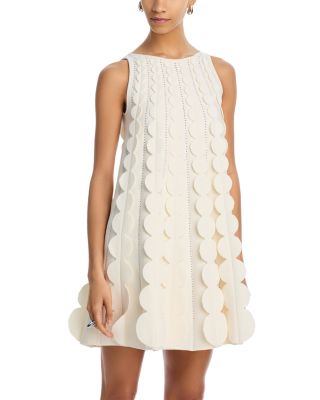 Oscar de la Renta - Sleeveless 3D Circle Trapeze Dress