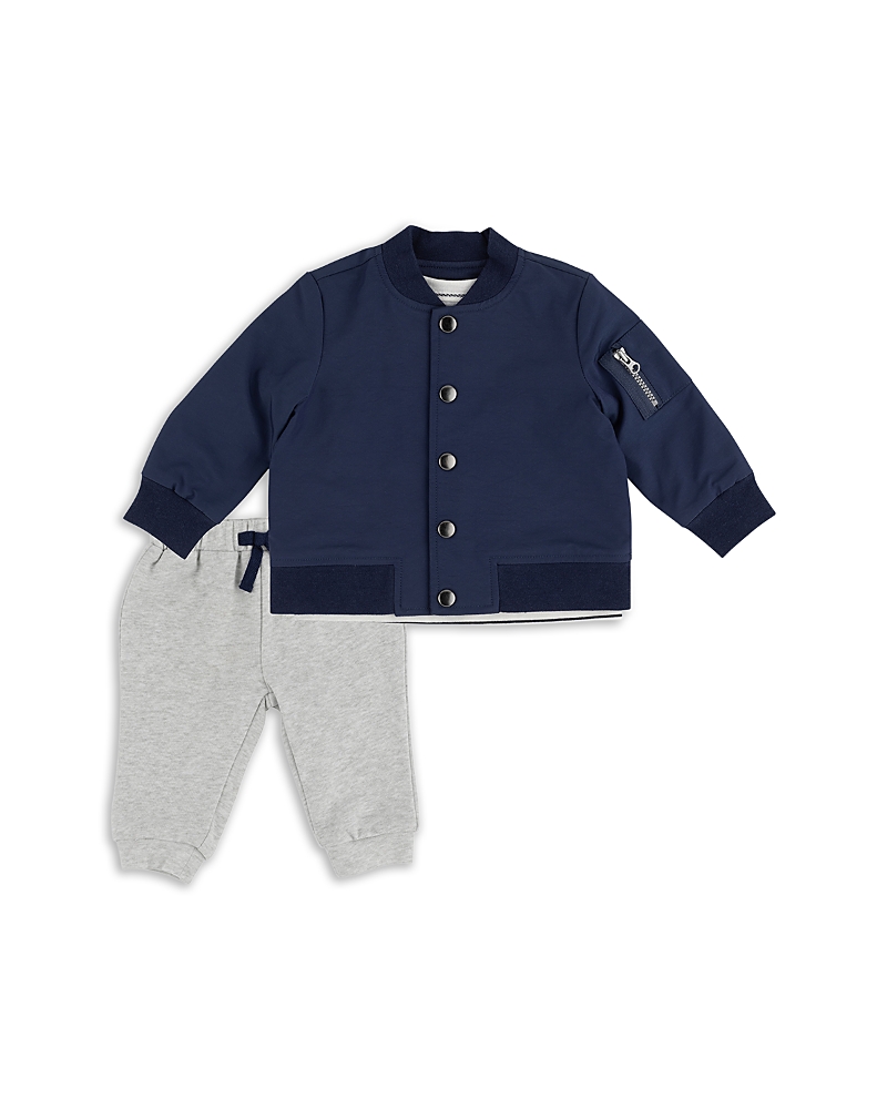 MINICLASIX BOYS' BOMBER JACKET, TOP & PANT SET - BABY