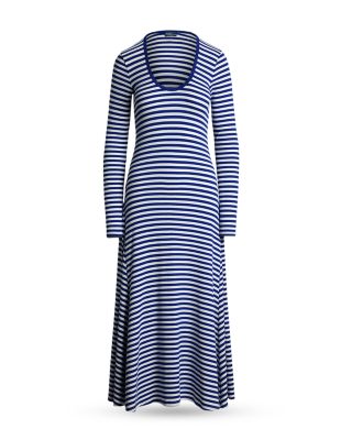 Lauren Ralph Lauren Long Sleeve Scoop Neck Maxi Dress