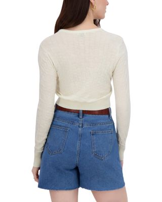 Checker Knit Cardigan 