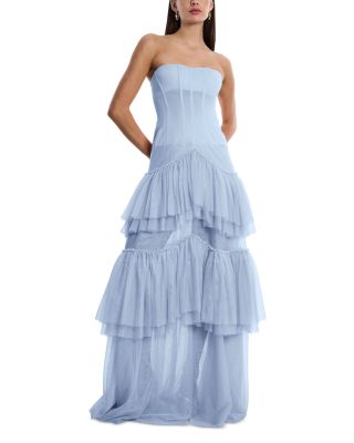 BCBGMAXAZRIA BCBG Strapless Corset Gown | Bloomingdale's
