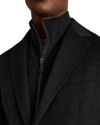 Patch Single Breasted Two Button Gilet Insert Blazer