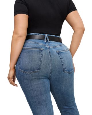 Soft Tech Good Classic High Rise Bootcut Jeans in Indigo 863