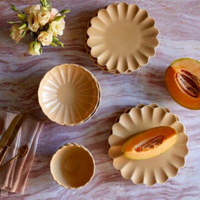 Dhalia Stoneware Salad Plate, Set of 4