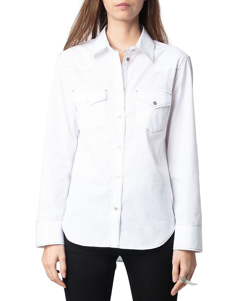 Zadig & Voltaire Thelma Western Shirt In Judo