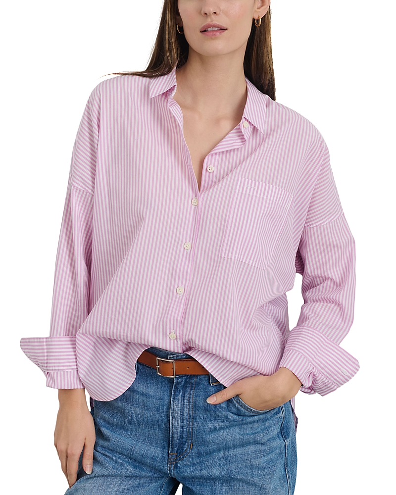 Alex Mill Jo Shirt In Stripe In Lavender/white