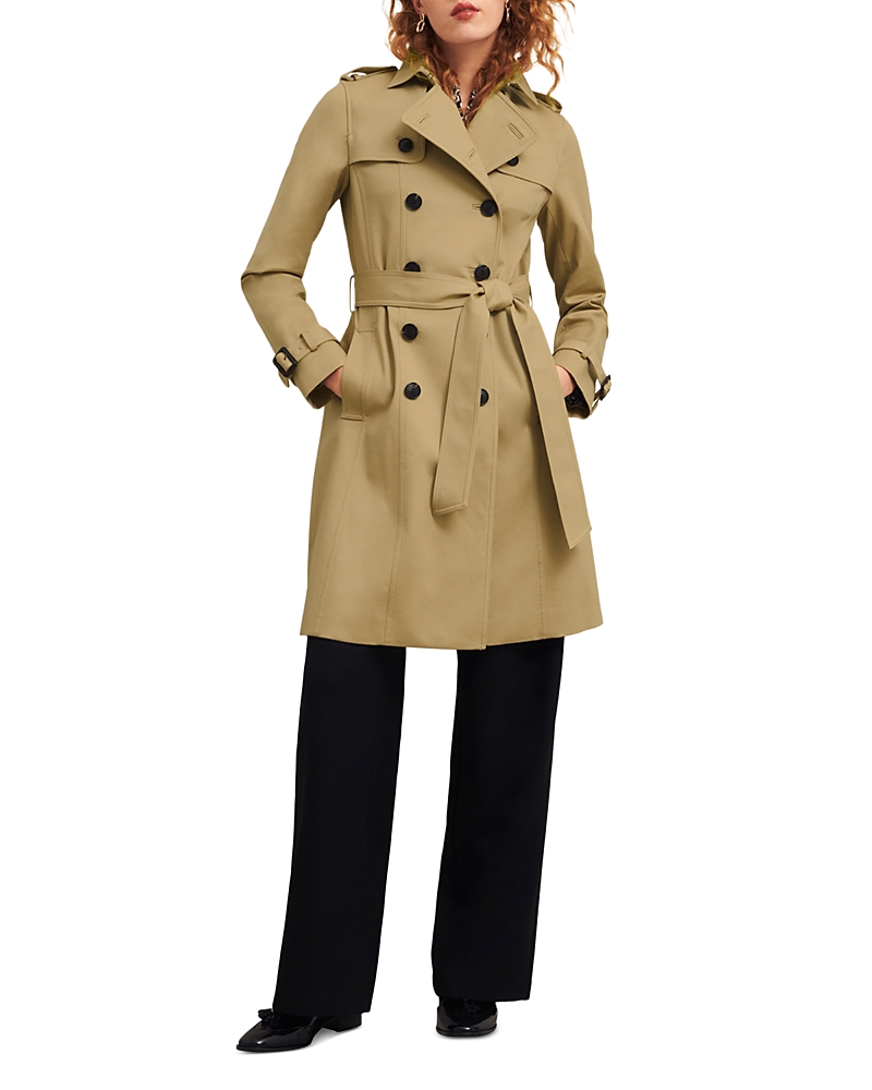 Hobbs London Skylar Trench Coat In Tan