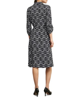 Cali Printed Button Front Dress