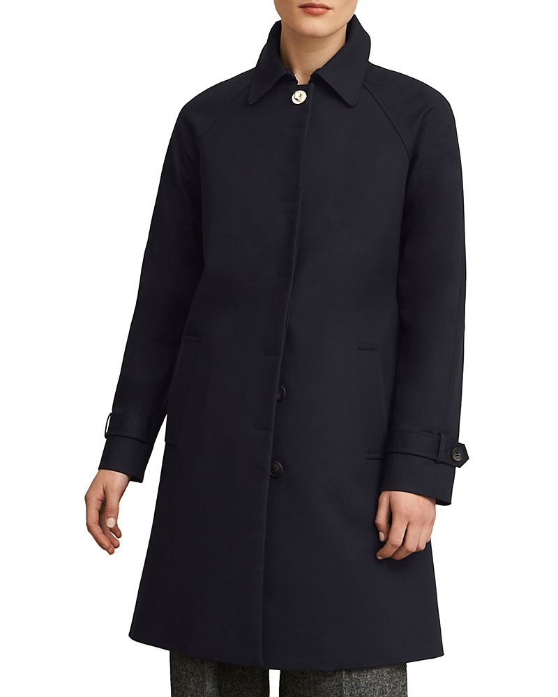 Hobbs London Vivienne Trench Coat In Navy