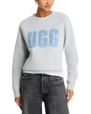 UGG Madeline Fuzzy Logo Crewneck スウェット UGG® Madeline Fuzzy Logo Crewneck Sweater | Bloomingdale's