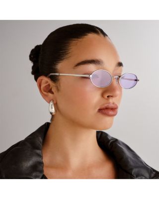 Love Train Oval Sunglasses, 56mm