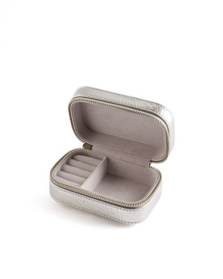 Ivee Croc Effect Mini Jewelry Case