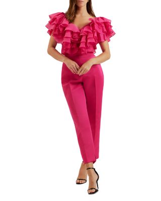 Calonda Oversized Ruffle Top