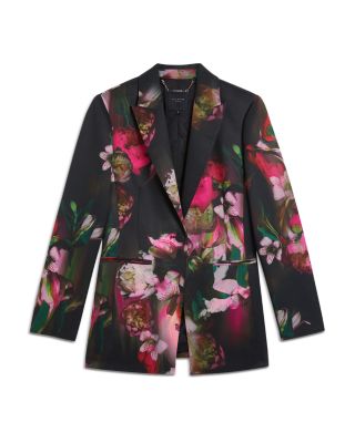 Okuni Floral Print Blazer