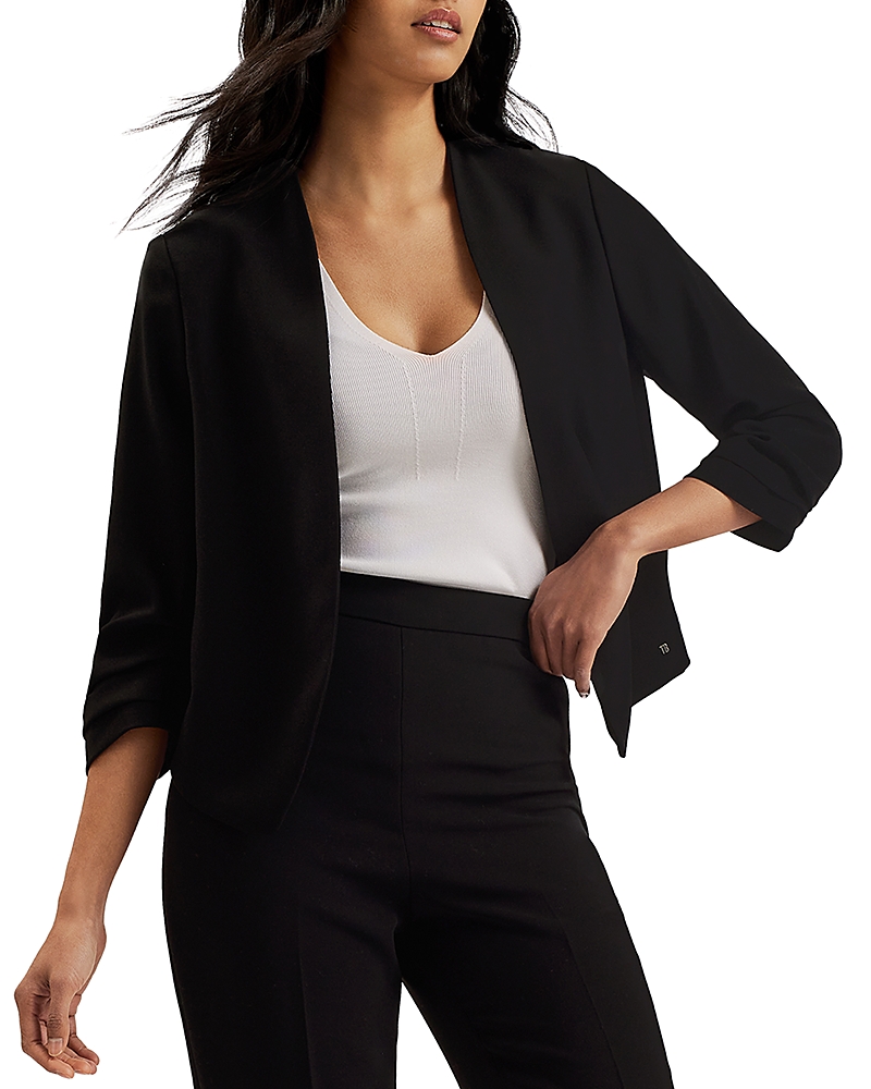 Ted Baker Popsy Cropped Blazer In Black