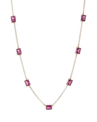 Ralph Lauren - Stone Station Collar Necklace, 16-19"