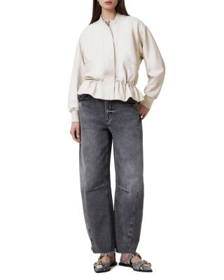 Sofi Leather Bomber Jacket