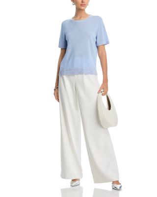 Noa Micro Sequins Short Sleeve Sweater 