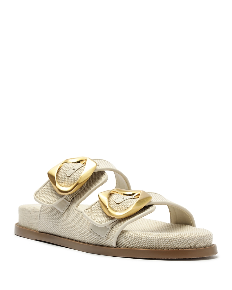 Shop Schutz Women's Olga Sporty Slide Sandals In Beige