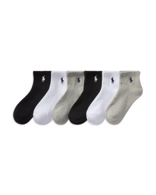 Boys' Performance Cushioned Quarter Crew Socks - Little Kid, Big Kid