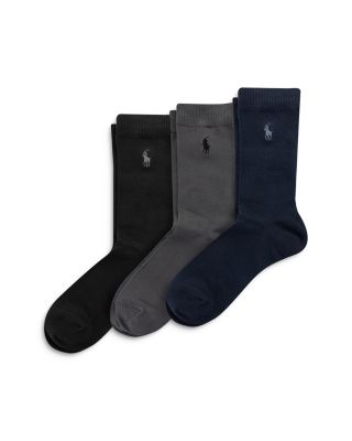 Ralph Lauren - Boys' Classic Super Soft Socks, Pack of 3 - Little Kid