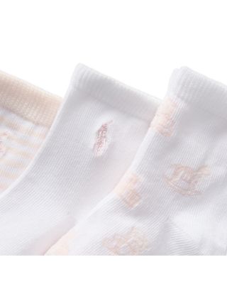  Essential Tossed Bear Socks, Pack of 3 - Baby