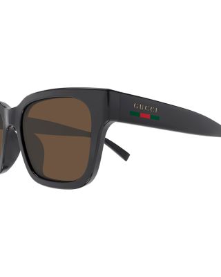 Lines Square Sunglasses, 55mm