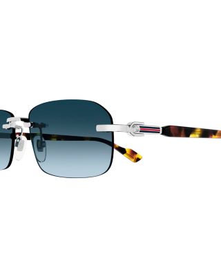 125th St Rectangle Sunglasses, 56mm