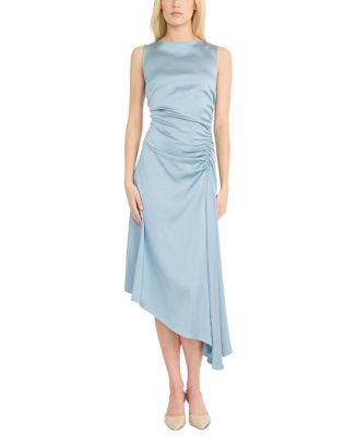 navy blue dress for baby girl Floaty Asymmetric Midi Dress at COS: Perfect for Summer main image 0