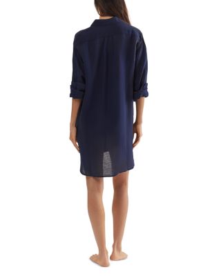 Boyfriend Shirt Swim Cover-Up