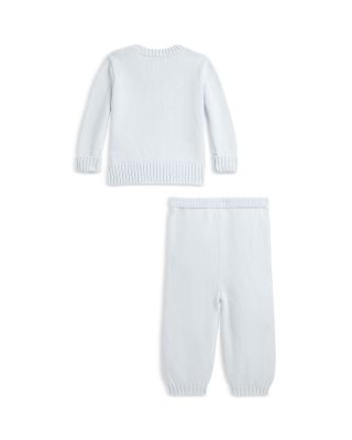  Polo Bear Cotton Sweater & Pant Set - Baby