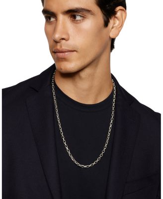 Men's Streamline&reg; Heirloom Chain Link Necklace in Sterling Silver, 5.5mm