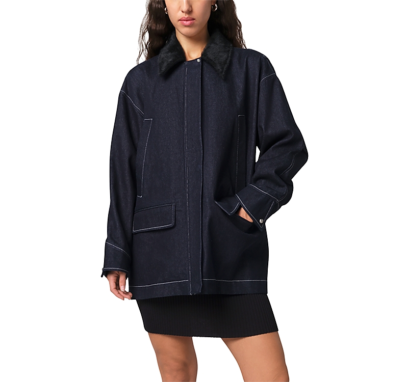 Apparis Clive Denim Jacket In Indigo