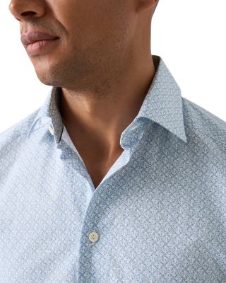 Slim Fit Geometric Print Shirt