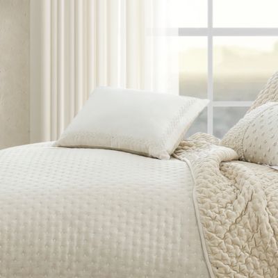 Pure Border Embroidered Decorative Pillow, 14&amp;quot; x 20&amp;quot;